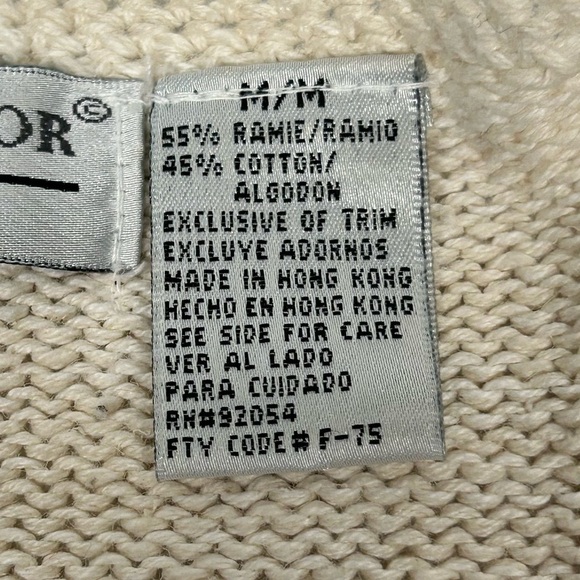 Carolyn Taylor Cream Embroidered Floral Cardigan - Picture 6 of 13